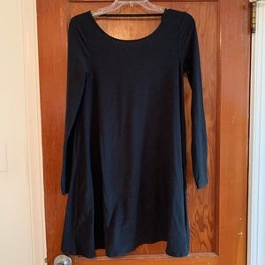 Black long sleeve dress